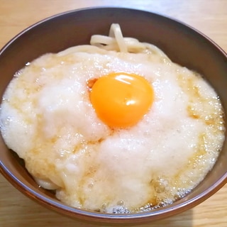 月見山かけうどん